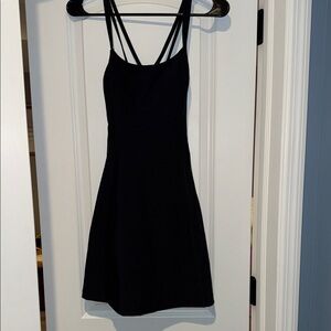 YPB straps fit and flare dress